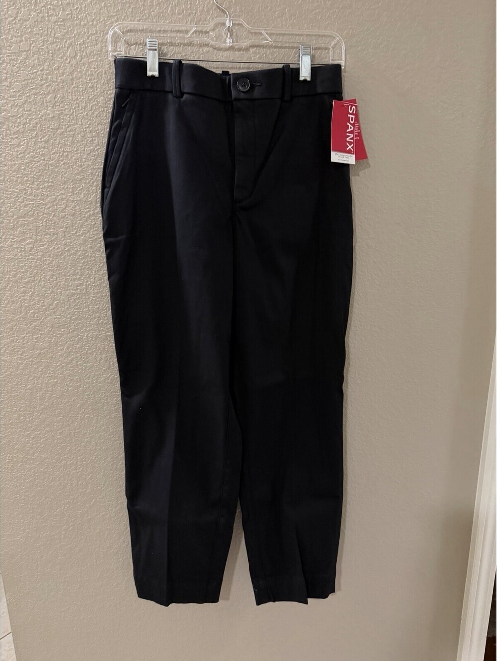 Spanx Women's Stretch Twill Slim Straight Pant Petite Medium